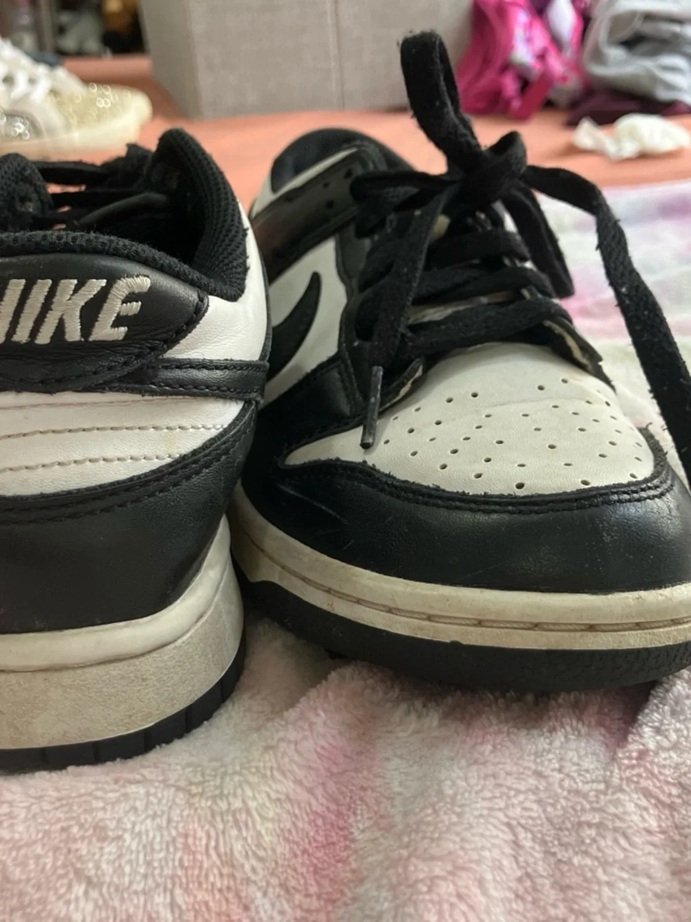 Nike Black and White Low-Top Sneakers